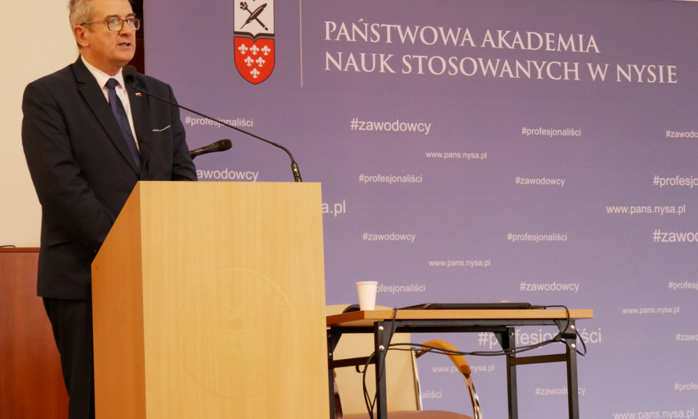 Wizyta ministrów w Państwowej Akademii Nauk Stosowanych w Nysie