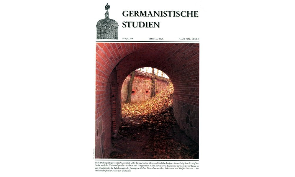 Germanistische Studien nr 1(4)/2006