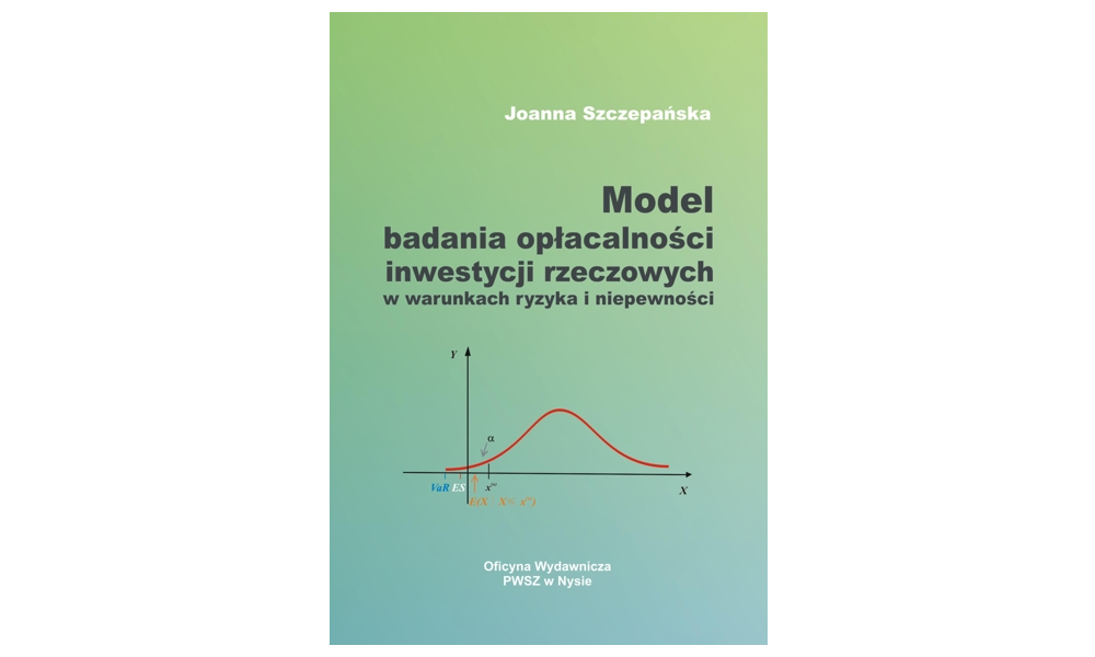 Model badania opłacalności inwestycji rzeczowych w warunkach ryzyka i opłacalności