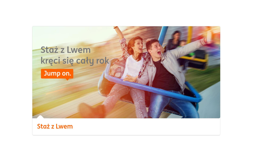 Staż z Lwem w ING Banku Śląskim S.A