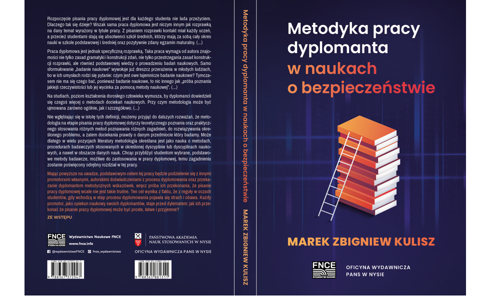 Metodyka pracy dyplomanta w naukach o bezpieczeństwie