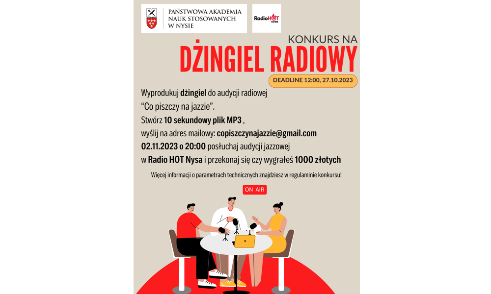 Konkurs na DŻINGIEL RADIOWY