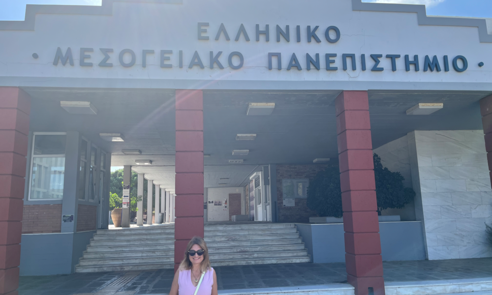 Dr Alina Bryll z wykładami w Hellenic Mediterranean University na Krecie
