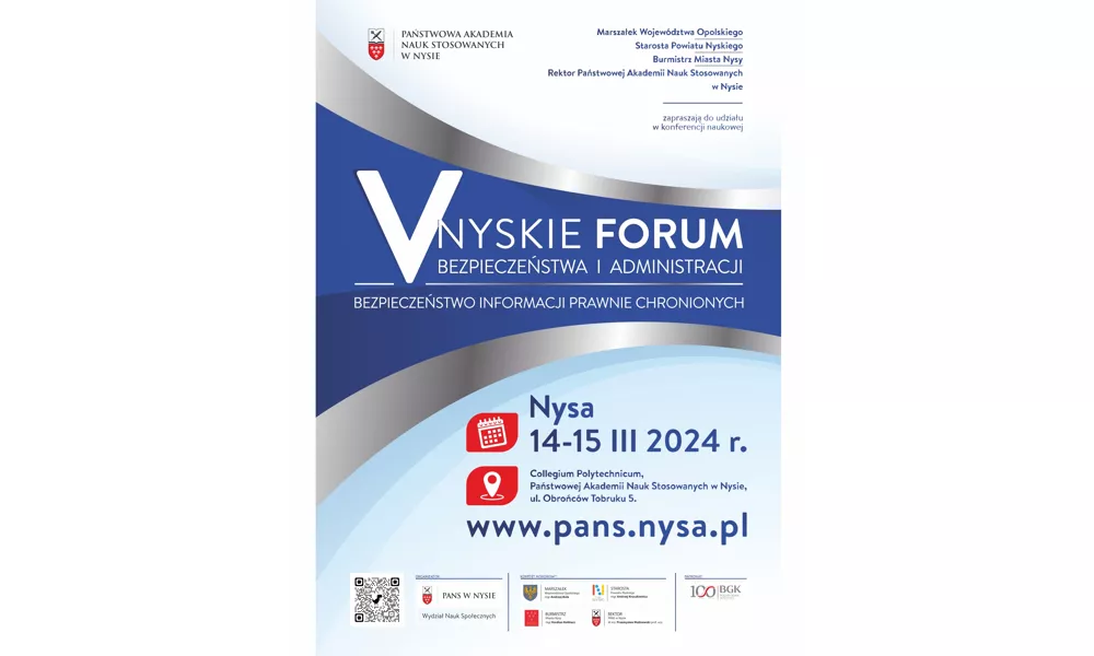 V Nyskie Forum Bezpieczeństwa i Administracji