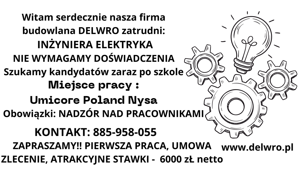 Oferta pracy dla Inżynierów