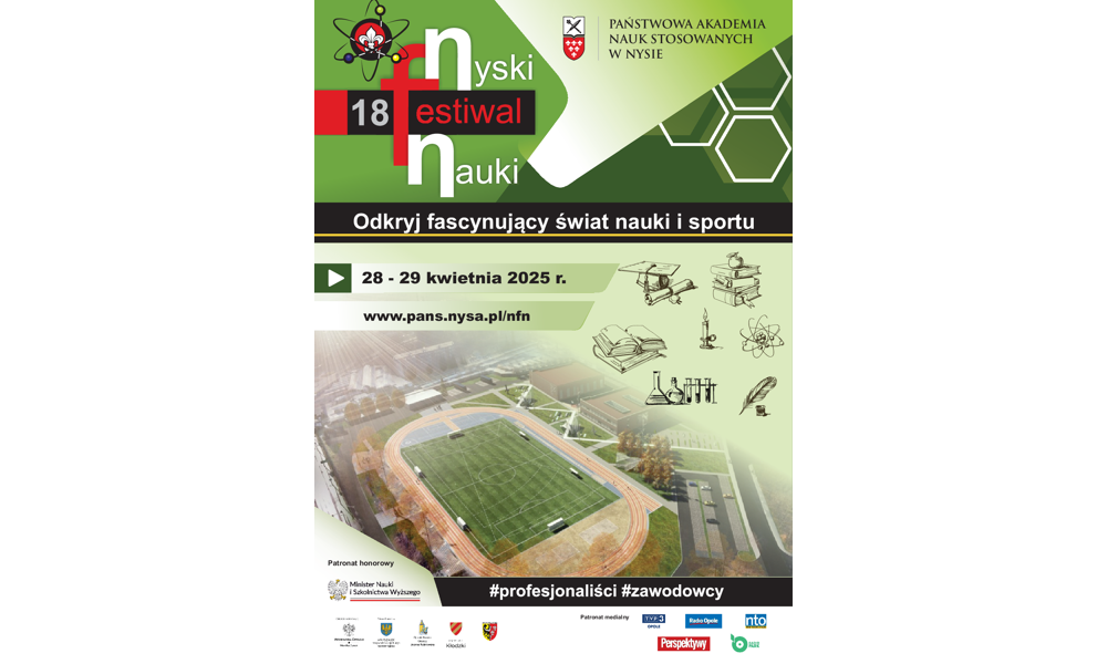 XVIII Nyski Festiwal Nauki 28-29.04.2025 r.