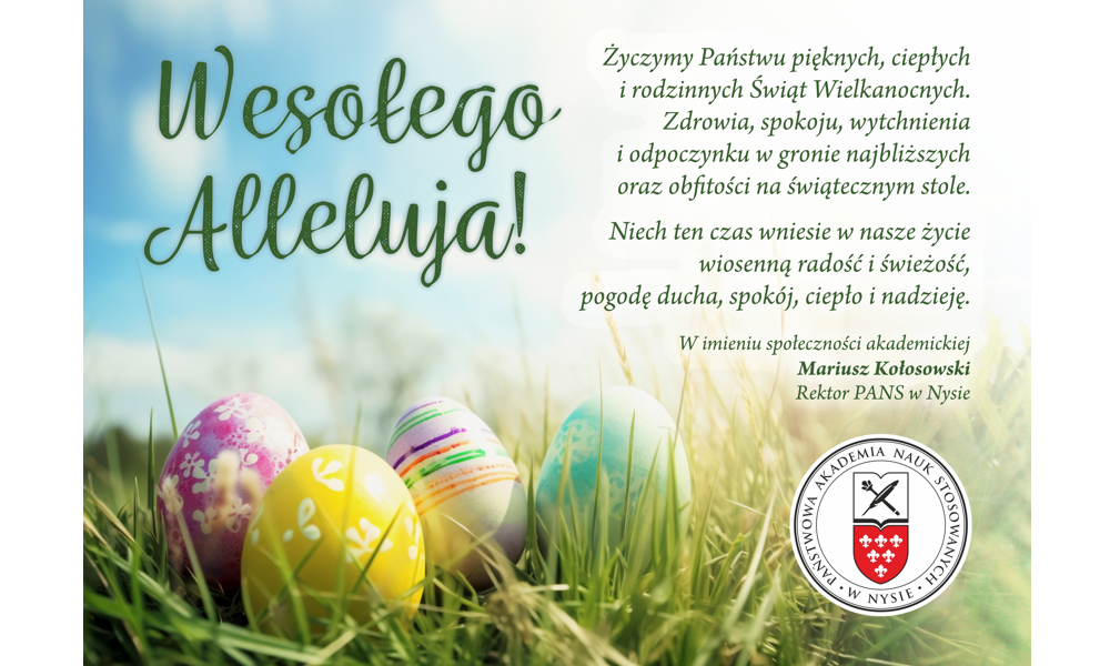 Wesołych Świąt Wielkanocnych!