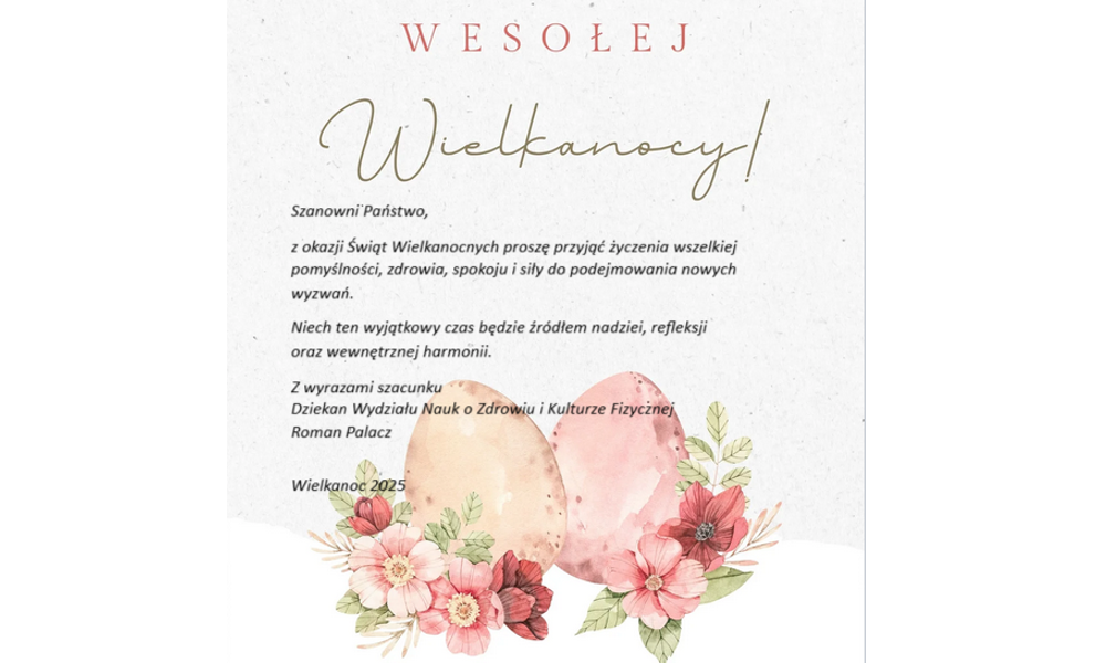 Wesołych Świąt Wielkanocnych!
