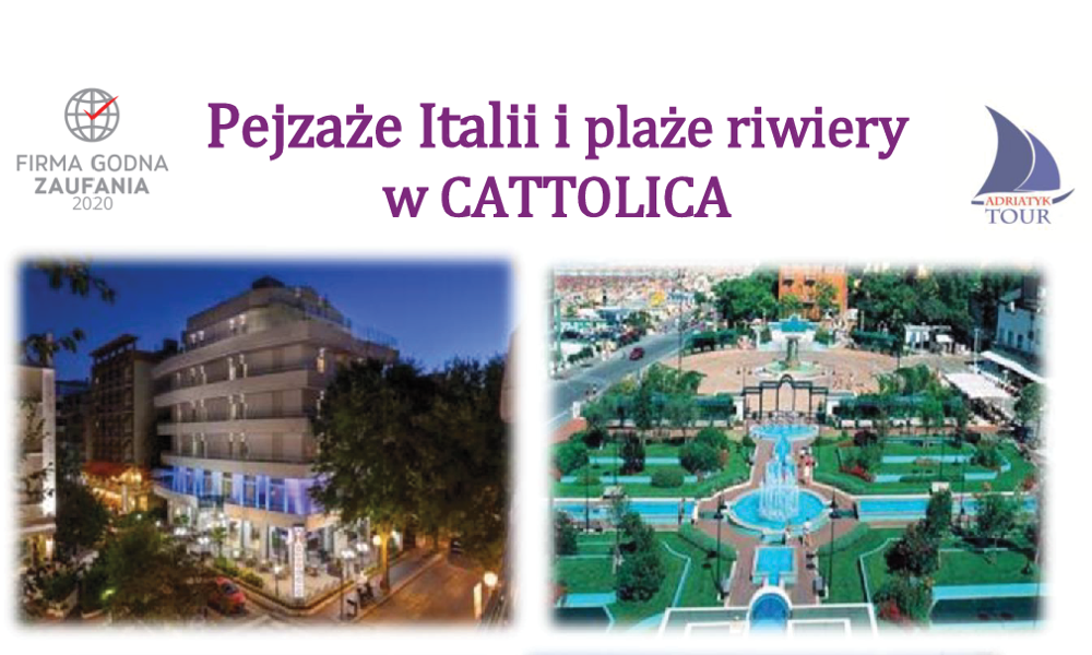 Pejzaże Italii i plaże riwiery w CATTOLICA