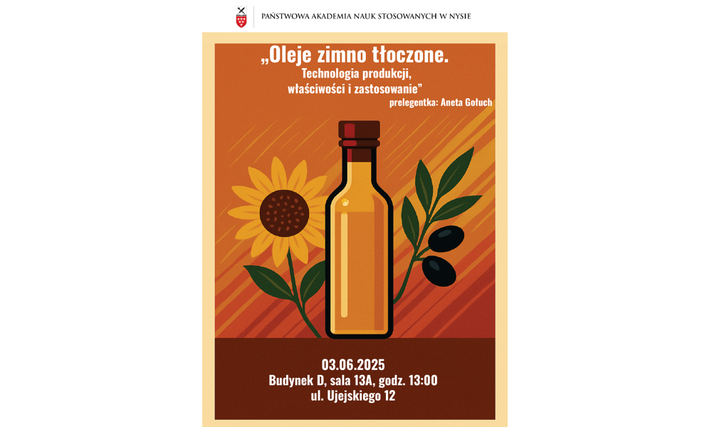 Oleje zimno tłoczone. Technologia produkcji, właściwości i zastosowanie