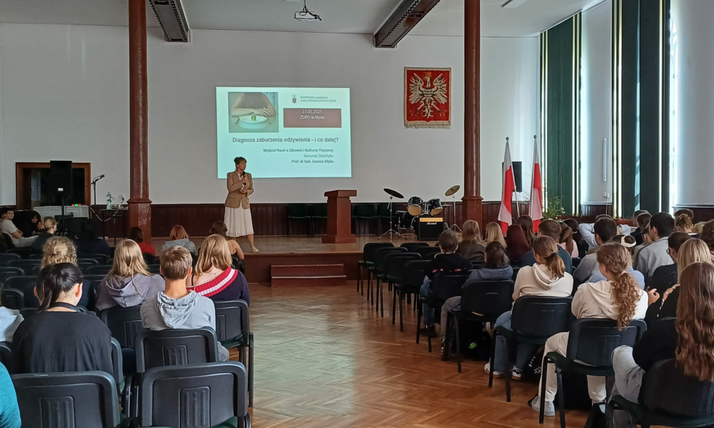 Wykład w Zespole Szkół i Placówek Oświatowych w Nysie