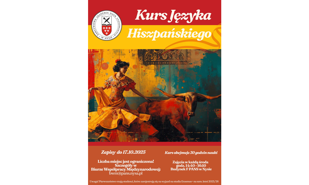 Kurs hiszpańskiego dla studentów PANS w NYSIE!