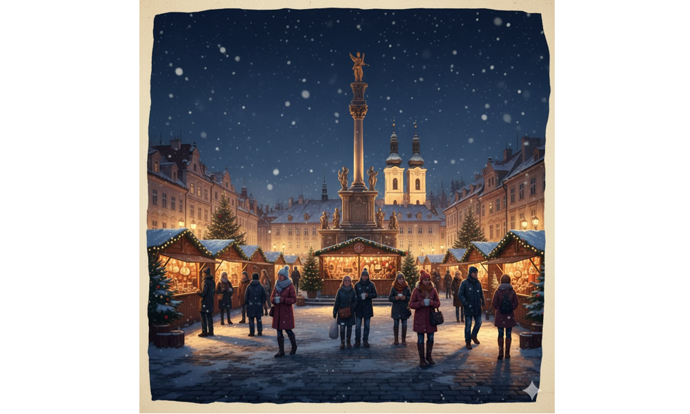 JARMARK BOŻONARODZENIOWY DO OŁOMUŃCA (Czechy)