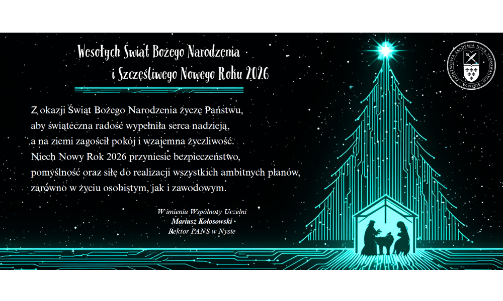 Wesołych Świąt Bożego Narodzenia i Szczęśliwego Nowego Roku 2026