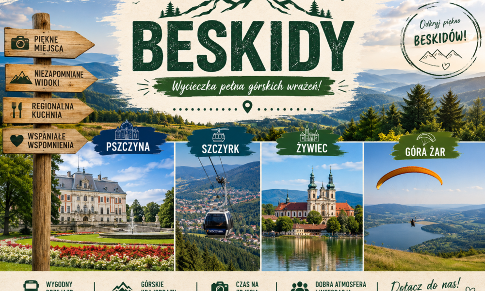 „BESKIDY” PSZCZYNA-SZCZYRK-ŻYWIEC-GÓRA ŻAR (3 DNI)
