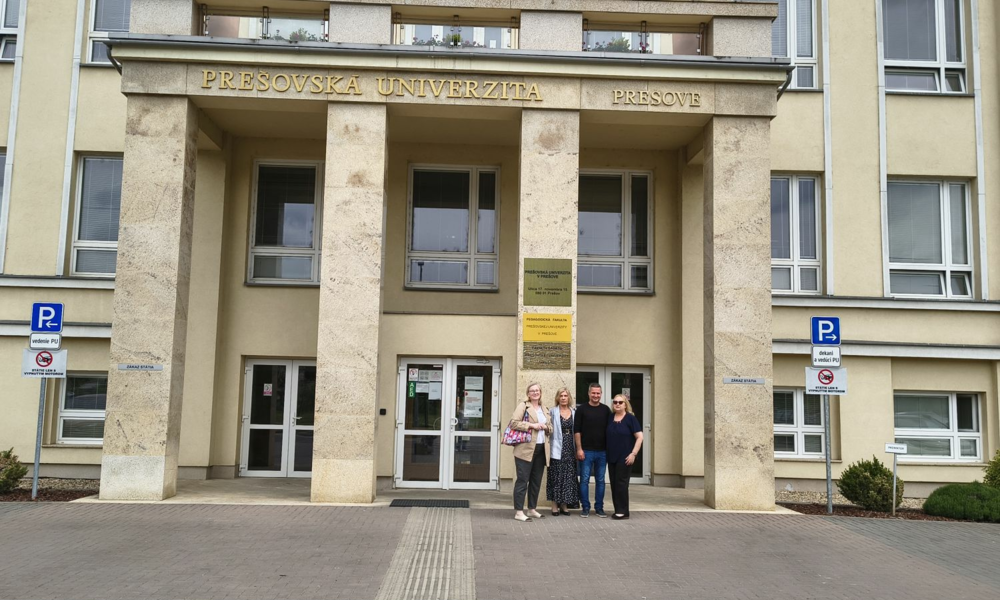Erasmus + KA131 wyjazd pracowników Wydziału Nauk Społecznych do Uniwersytetu Preszowskiego w Preszowie