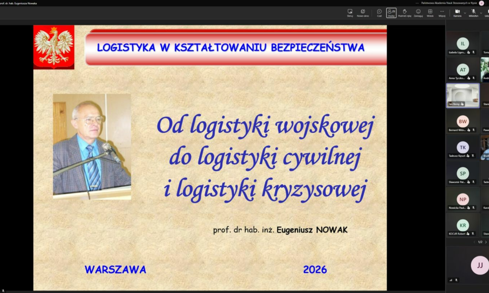 Od logistyki wojskowej do logistyki cywilnej i logistyki kryzysowej