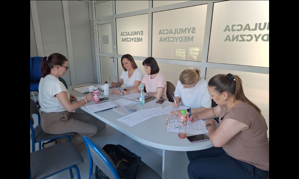 Szkolenie „Przeprowadzanie egzaminu OSCE na kierunku pielęgniarstwo” zrealizowane w ramach projektu