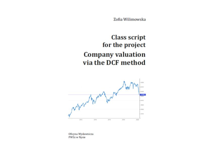 Class script for the project Company valuation via the DCF method