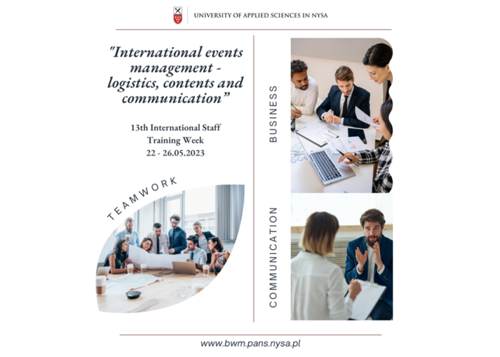13th INTERNATIONAL STAFF TRAINING WEEK in Nysa, 22-26.05.2023