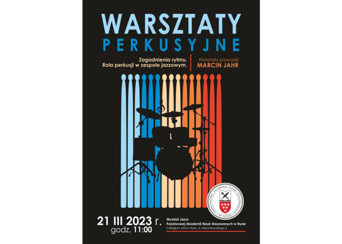 MARCIN JAHR - Warsztaty perkusyjne