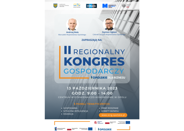 II Regionalny Kongres Gospodarczy „Opolskie dla biznesu”