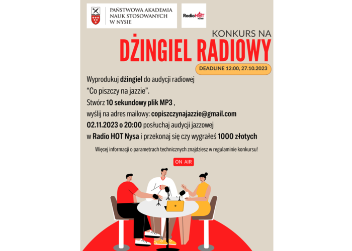 Konkurs na DŻINGIEL RADIOWY