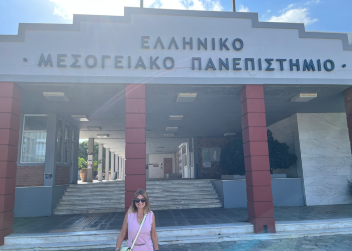 Dr Alina Bryll z wykładami w Hellenic Mediterranean University na Krecie