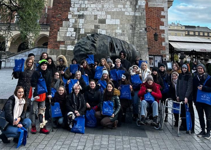 Koło Naukowe Active Minds studentów filologii angielskiej na wymianie na Uniwersytecie Komisji Edukacji Narodowej w Krakowie