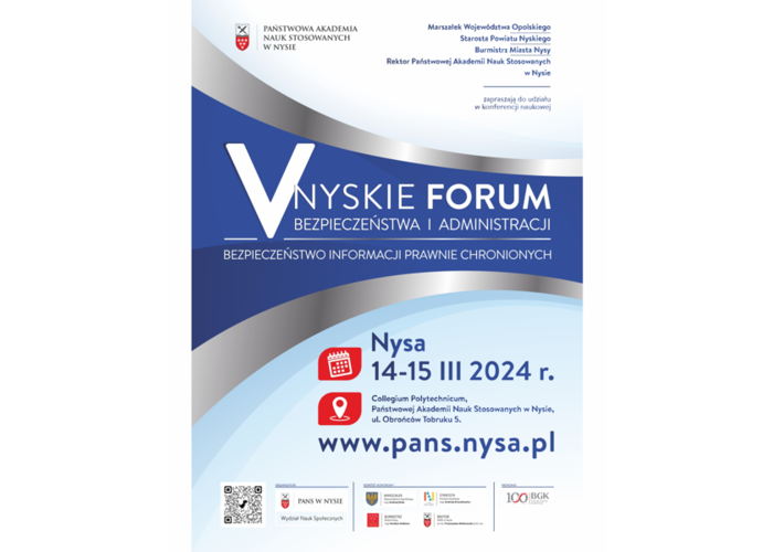 V Nyskie Forum Bezpieczeństwa i Administracji