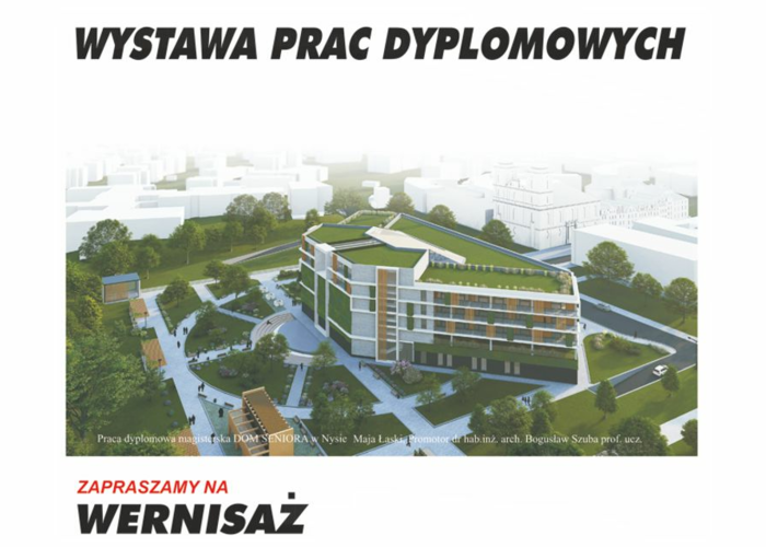 Wernisaż pierwszych prac magisterskich kierunku architektura Nyskiej Akademii w Muzeum Nyskim.