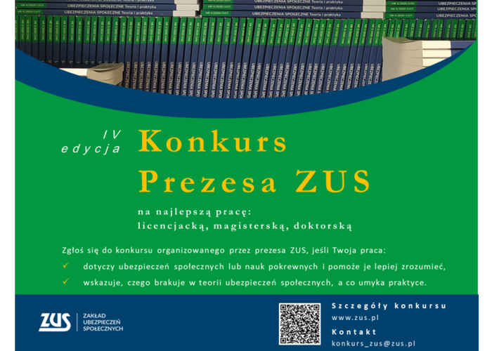 Konkurs Prezesa ZUS na najlepszą pracę - IV edycja