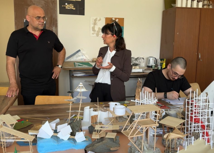 Wizyta dr inż. arch. Piotra Opałki w Gruzińskim Uniwersytecie Technicznym w Tbilisi