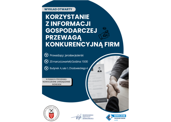 Korzystanie z informacji gospodarczej przewagą konkurencyjną firm