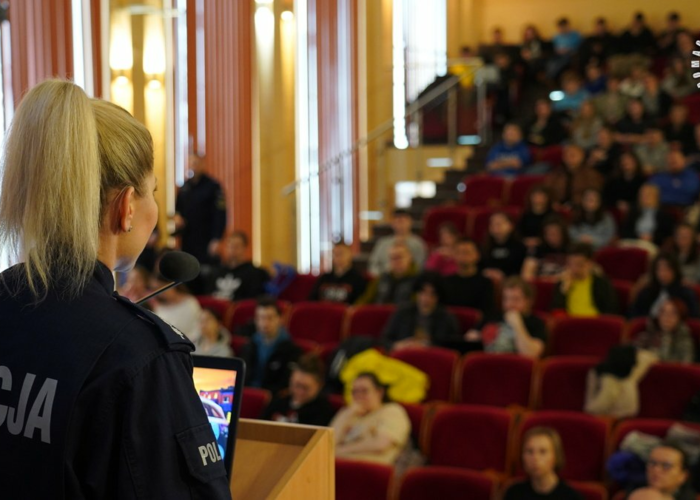Spotkanie studentów PANS w Nysie z jednostkami organizacyjnymi Policji w Opolu i Nysie