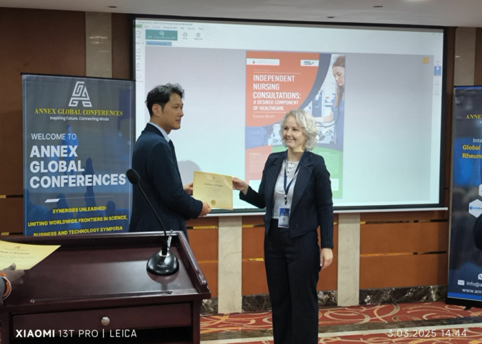 mgr Danuta Abram na International Conference on Global Healthcare 2025 w DUBAJU, ZEA