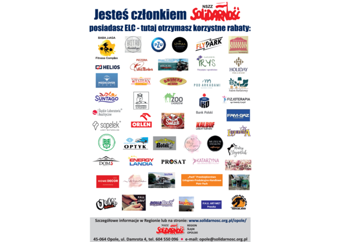Warto być członkiem NSZZ “Solidarność”: benefity