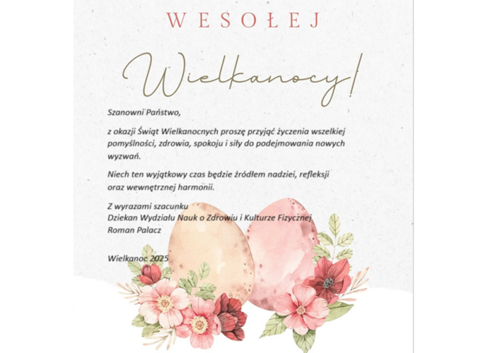 Wesołych Świąt Wielkanocnych!