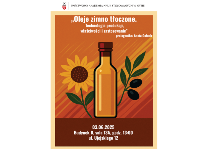 Oleje zimno tłoczone. Technologia produkcji, właściwości i zastosowanie
