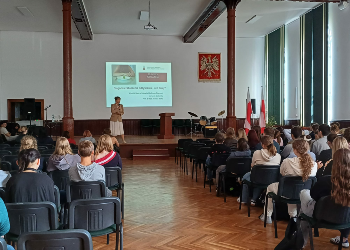 Wykład w Zespole Szkół i Placówek Oświatowych w Nysie