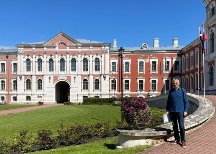 Wizyta dr. inż. Adama Ujmy na Łotwie: współpraca, innowacje i nowe perspektywy w ramach programu Erasmus+