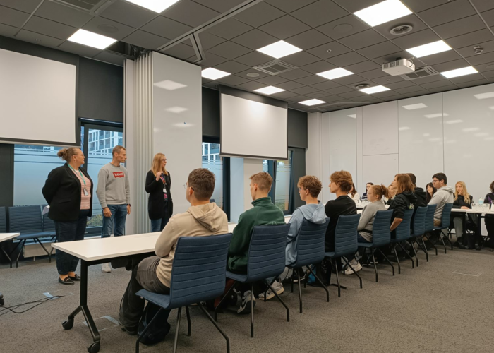 Wizyta studyjna studentów kierunku finanse i rachunkowość w EFL S.A.