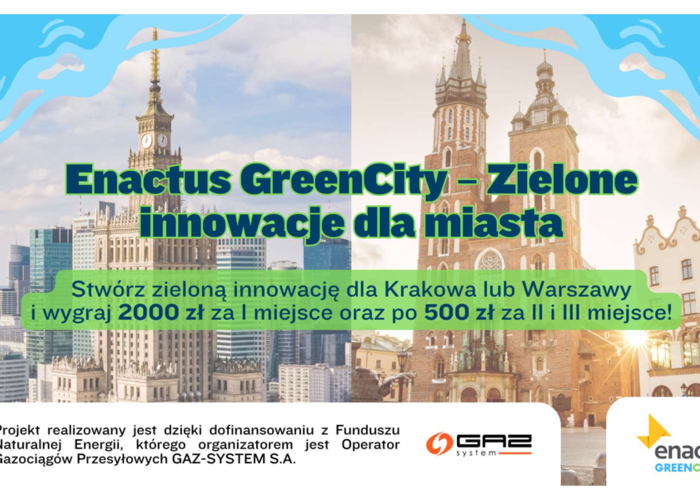 Zaproszenie studentów do udziału w Programie Enactus GreenCity
