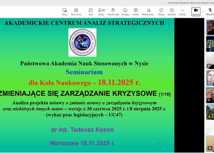 Planowane zmiany w ustawie o zarządzaniu kryzysowym