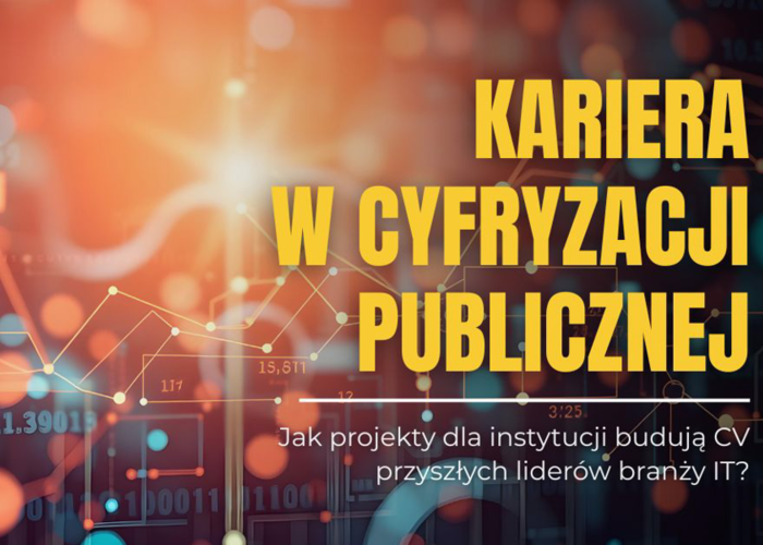 Cyfryzacja publiczna. Trampolina do kariery lidera IT