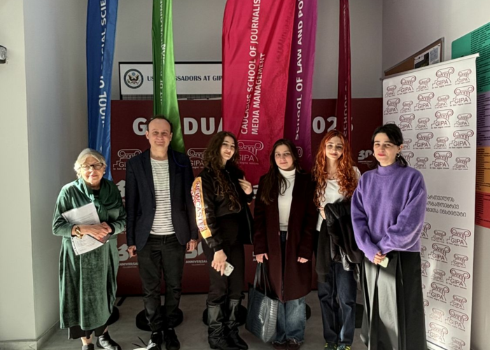 Wizyta akademicka mgr Sebastiana Zatylny w Georgian Institute of Public Affairs w Tbilisi