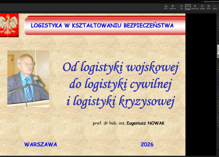 Od logistyki wojskowej do logistyki cywilnej i logistyki kryzysowej